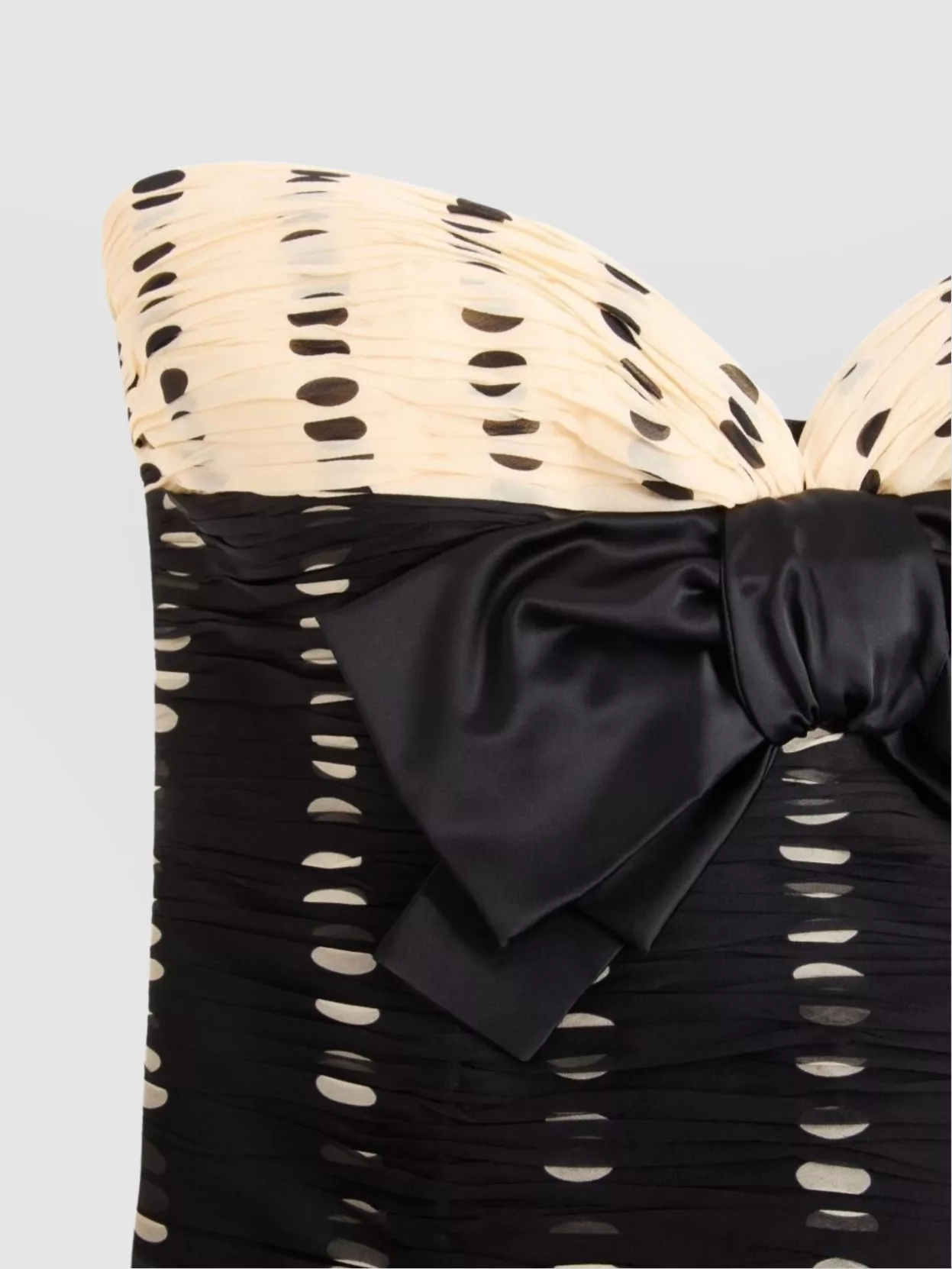 Valentino Chiffon Silk Top Bow Detail