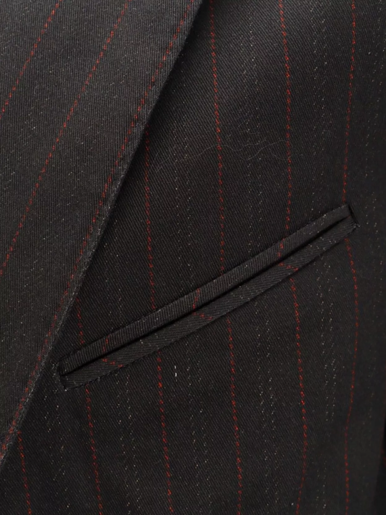 Maison Margiela Striped Blazer With Notched Lapels And Pockets