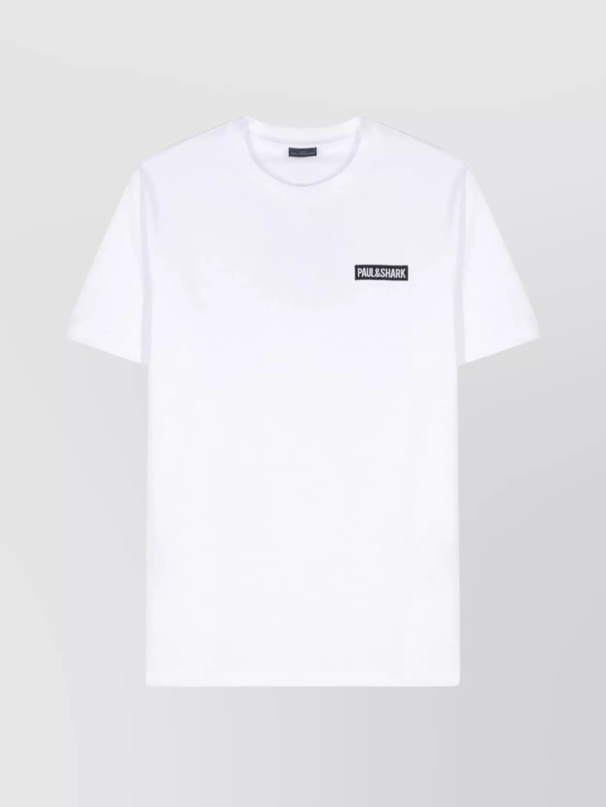 Shop Paul & Shark Embroidered Logo Crew Neck T-shirt With Graphic Back Print