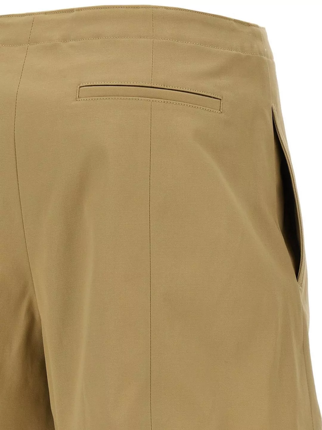 Theory Cotton Shorts With Back And Side Pockets