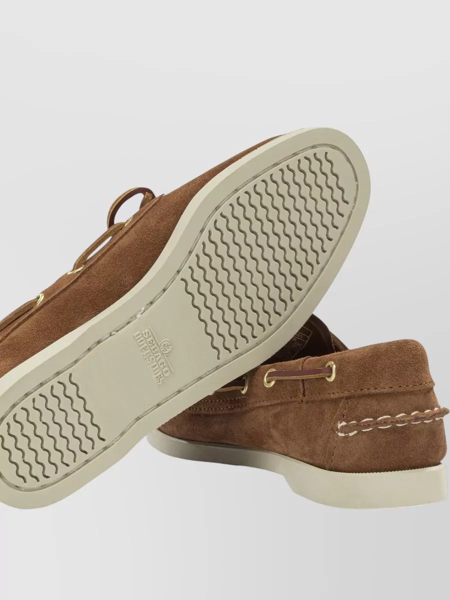 Sebago Leather Lace-Up Loafers