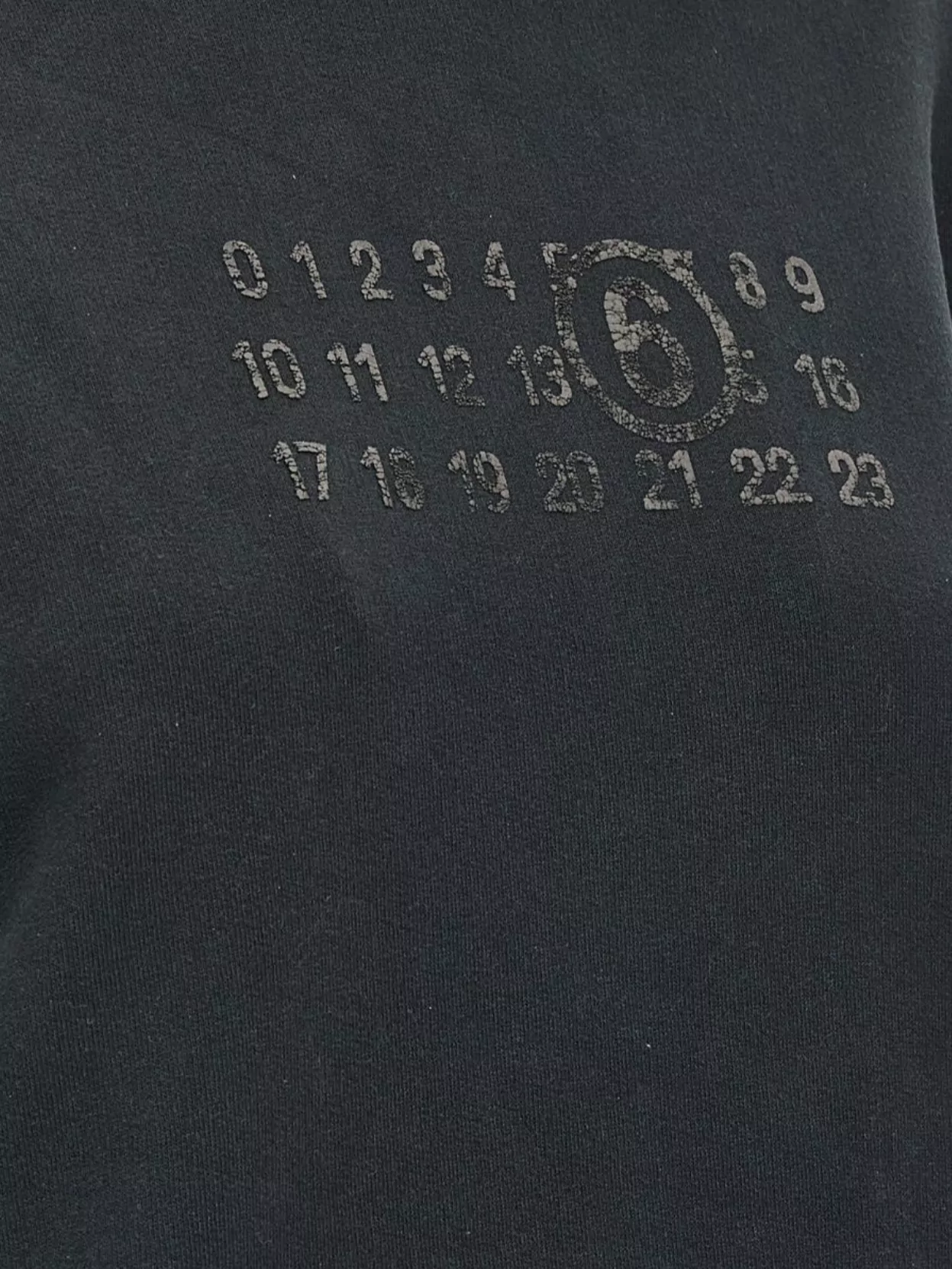 Shop Mm6 Maison Margiela 'numeric Signature Mm6' Hoodie
