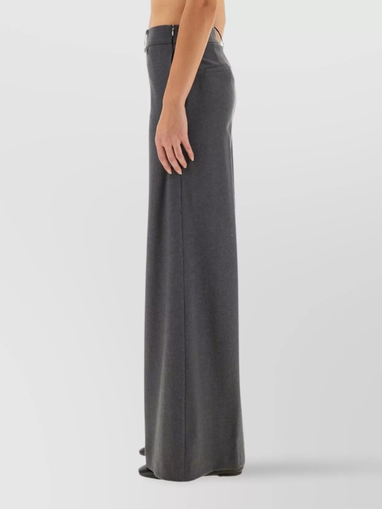 Herno Wide Leg Resort Trousers Pockets