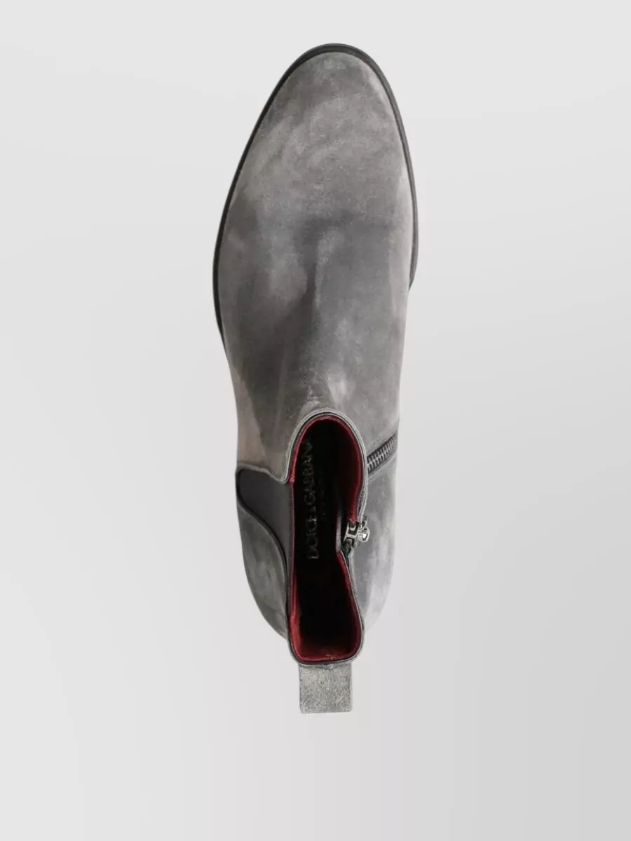 Dolce&Gabbana Leather Ankle Boots