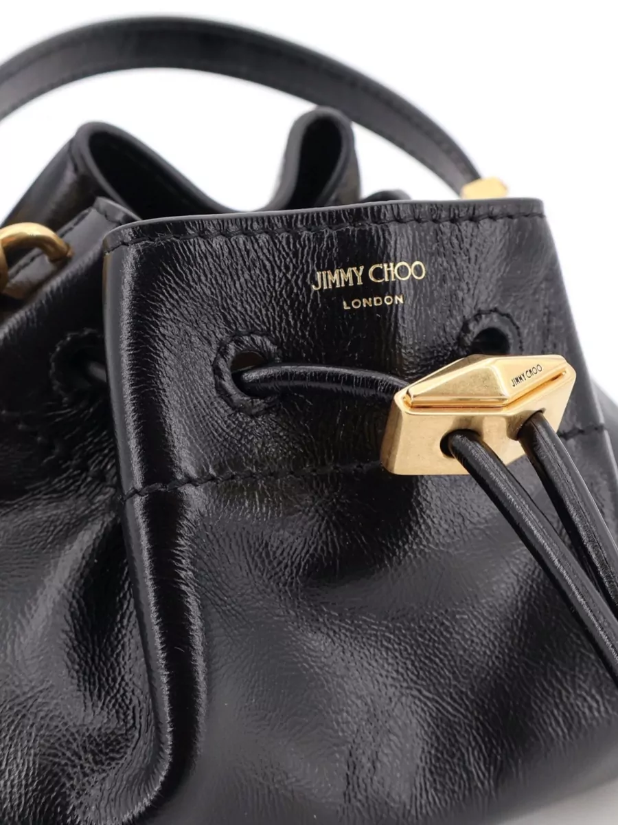 Jimmy Choo Cinch Small Leather Bucket Bag