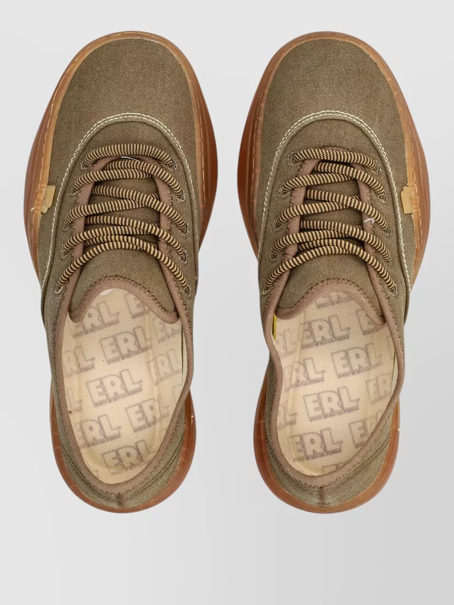 Erl Canvas Low-Top Sneakers