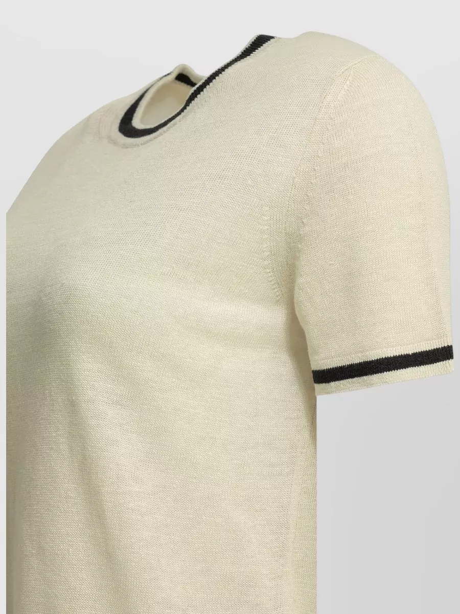 S Max Mara Linen Crew-Neck Sweater