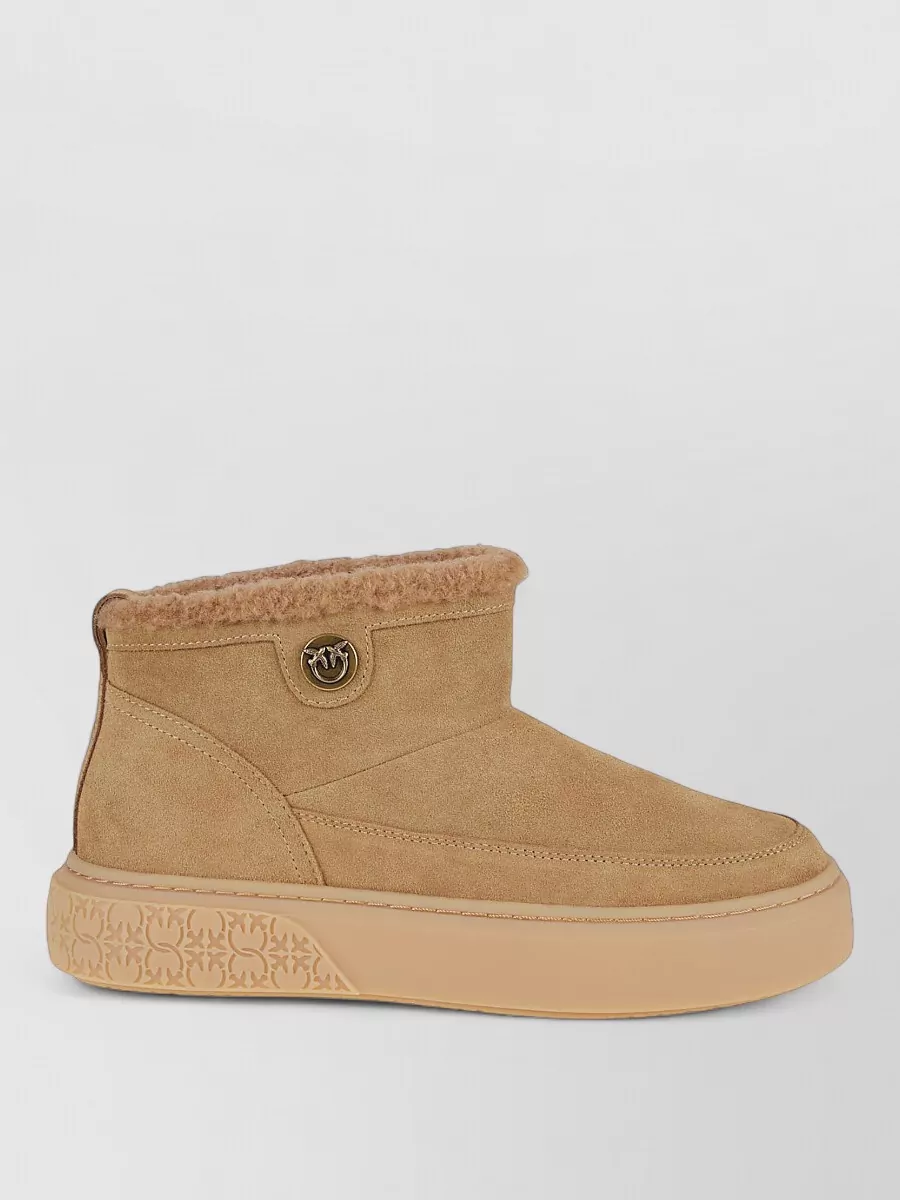 Pinko Leather Ankle Boots