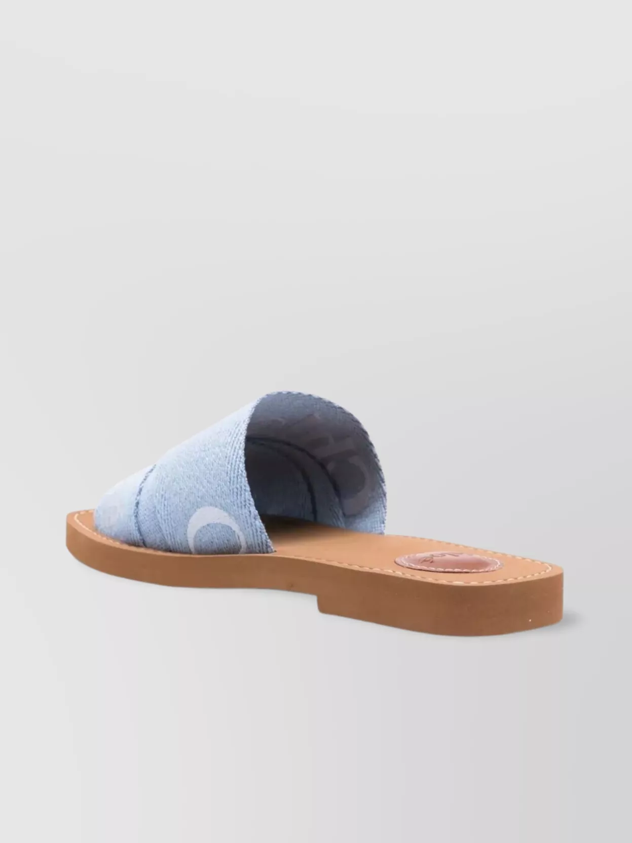 Chloé "Woody" Slippers Contrast Stitching