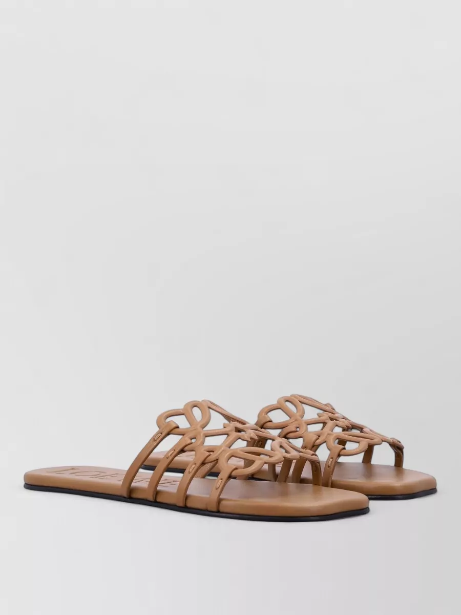 Loewe Leather Slide Sandals