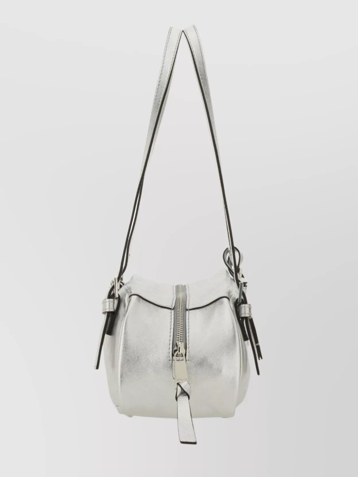 Versace Rectangular Silver Double Handle Shoulder Bag