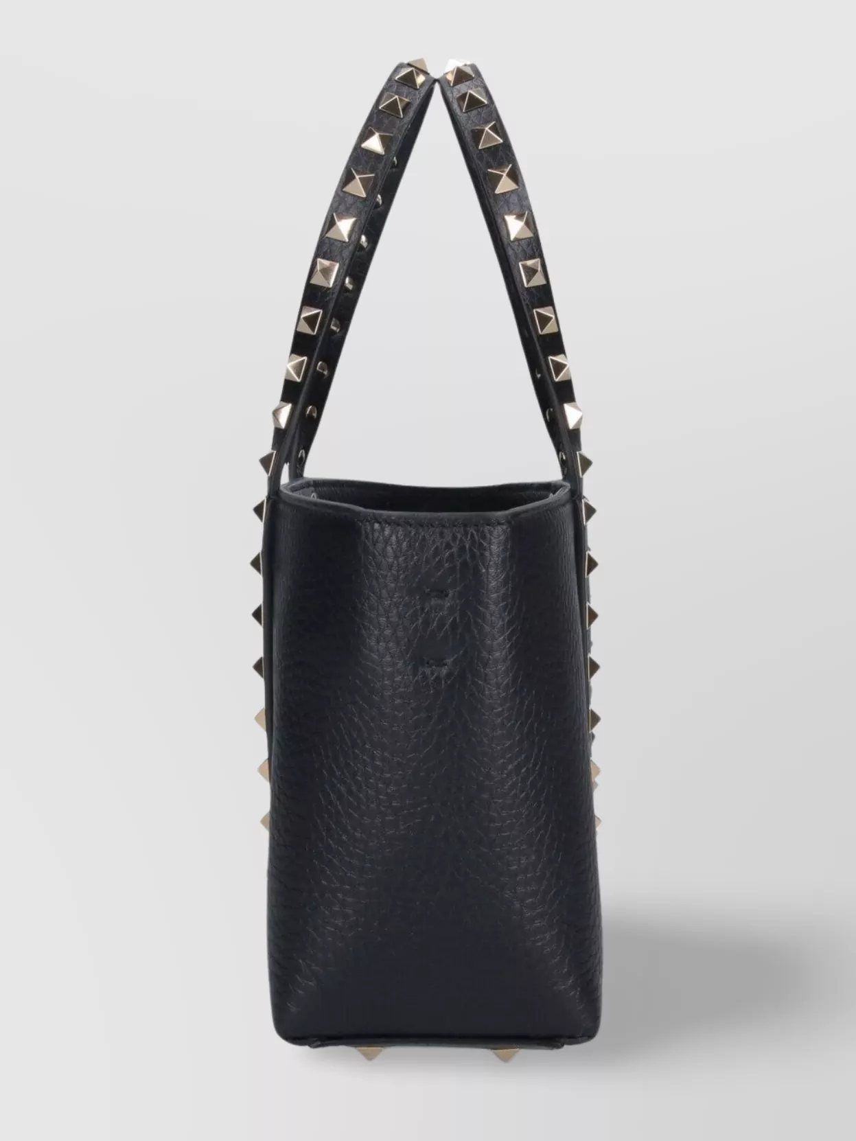 Valentino Garavani Studded Detailing Leather Tote Bag