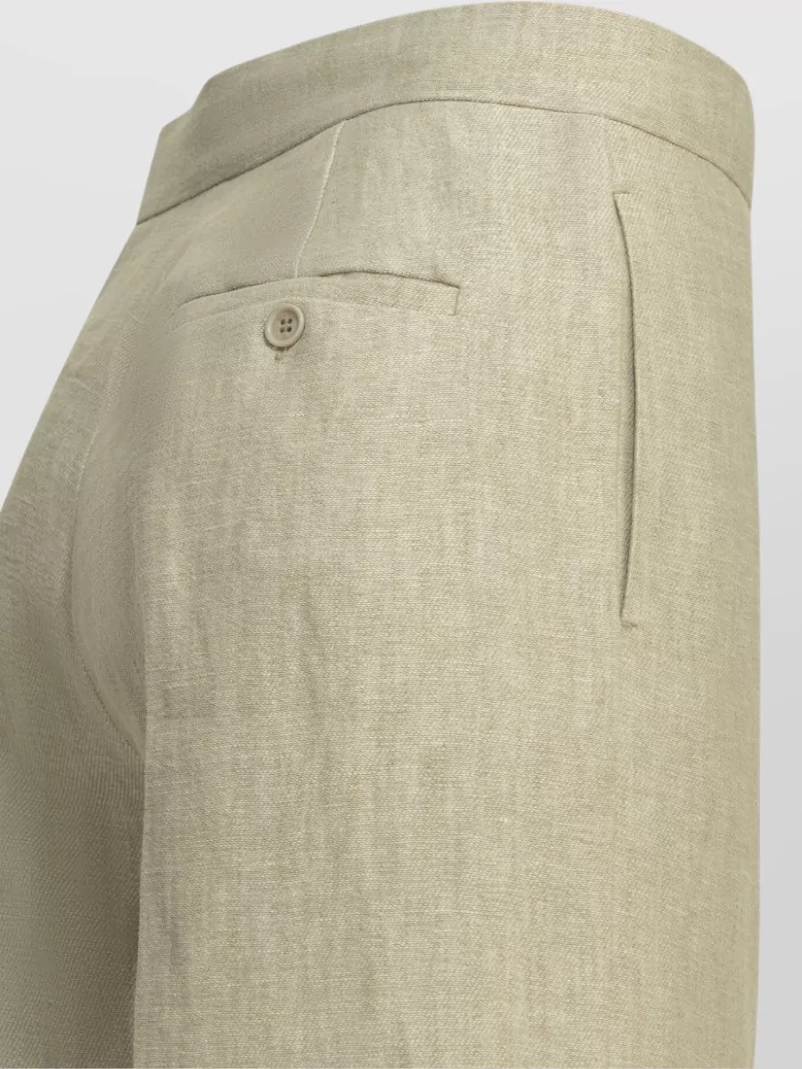 Max Mara Linen Wide-Leg Trousers