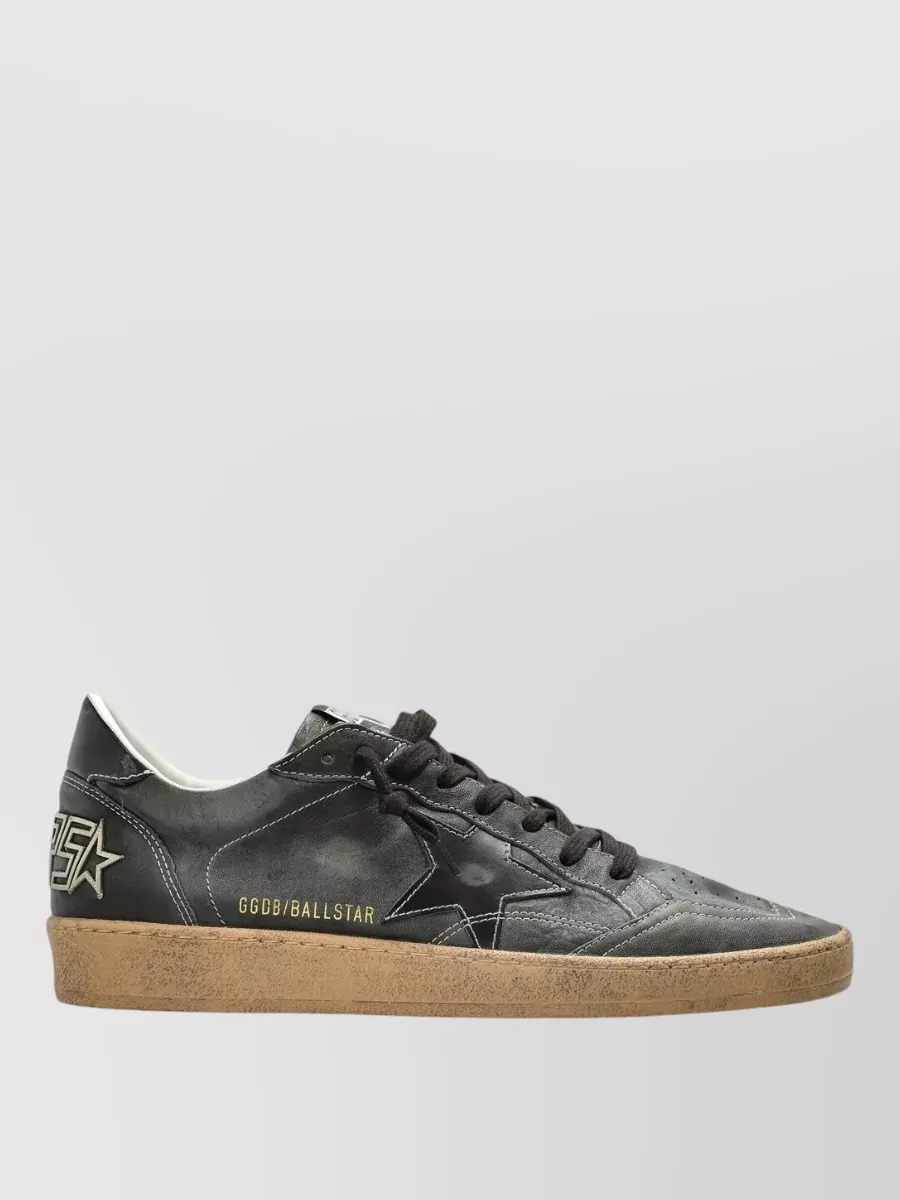 Golden Goose Leather Low-Top Sneakers