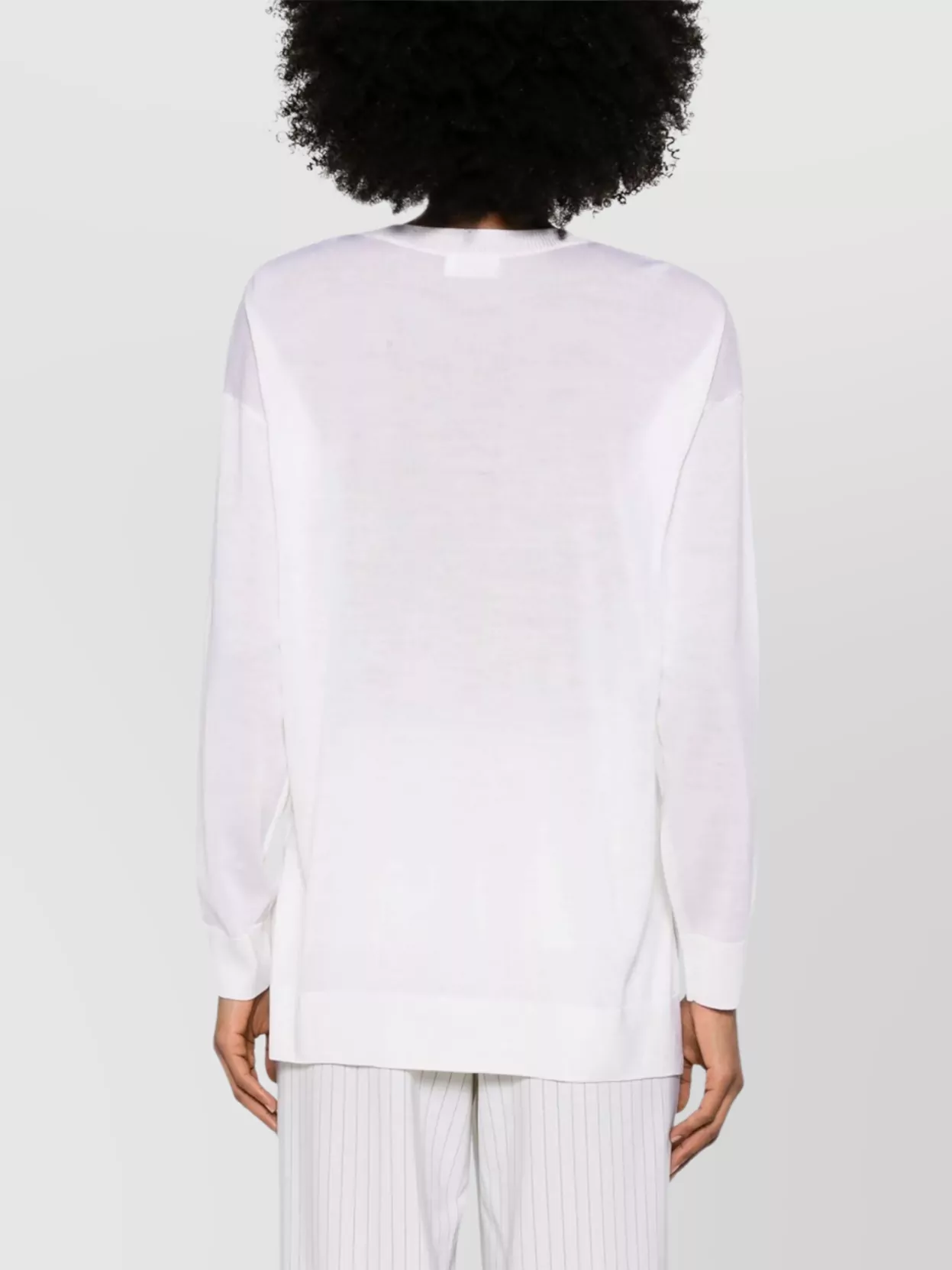 P.a.r.o.s.h V-neckline Knitwear Long Sleeves In White