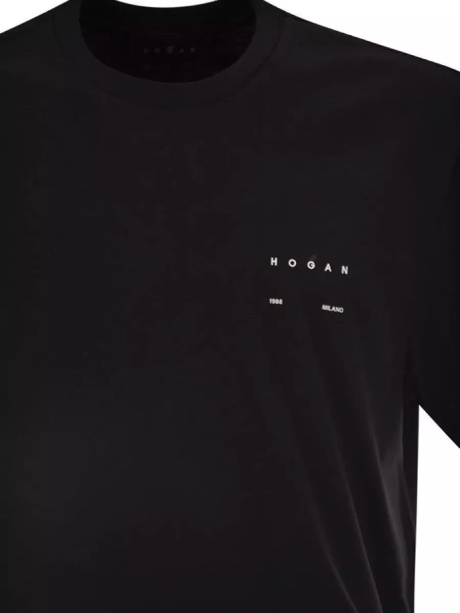 Hogan Cotton Crew Neck T Shirt