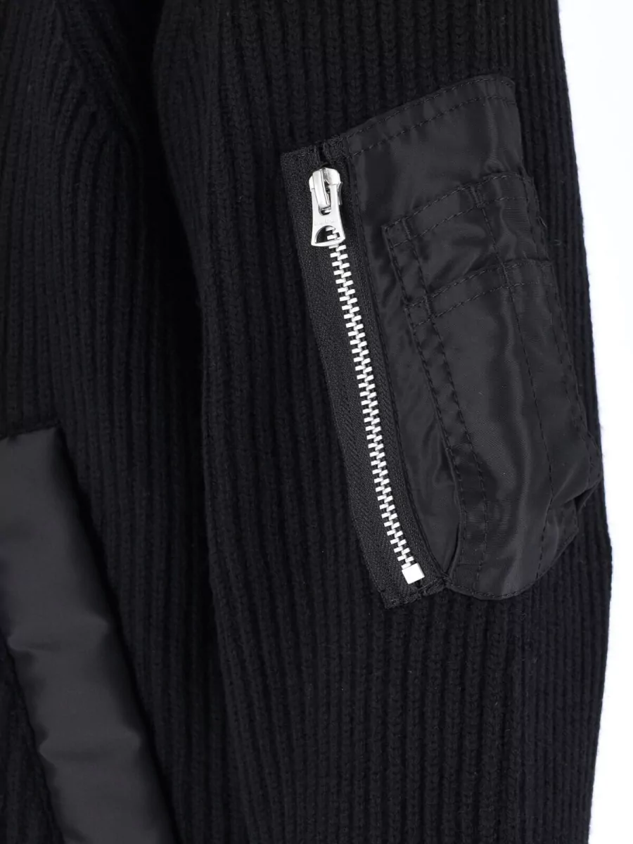 Sacai Wool Crewneck Jumper