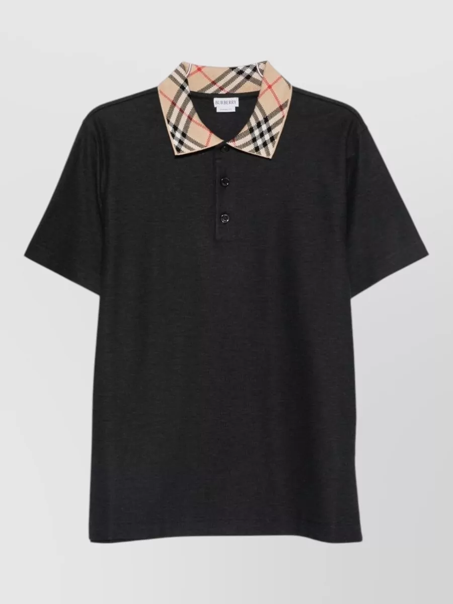 Burberry Cotton classic-fit short-sleeve polo shirt