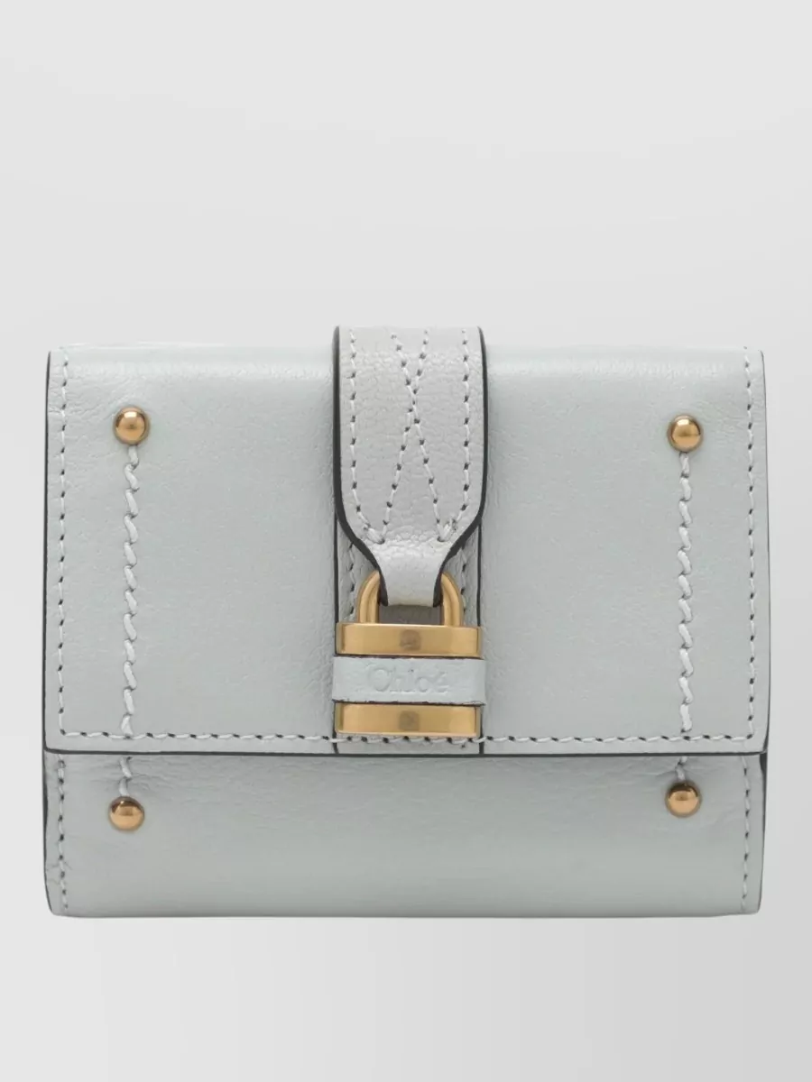 Chloé leather trifold wallet