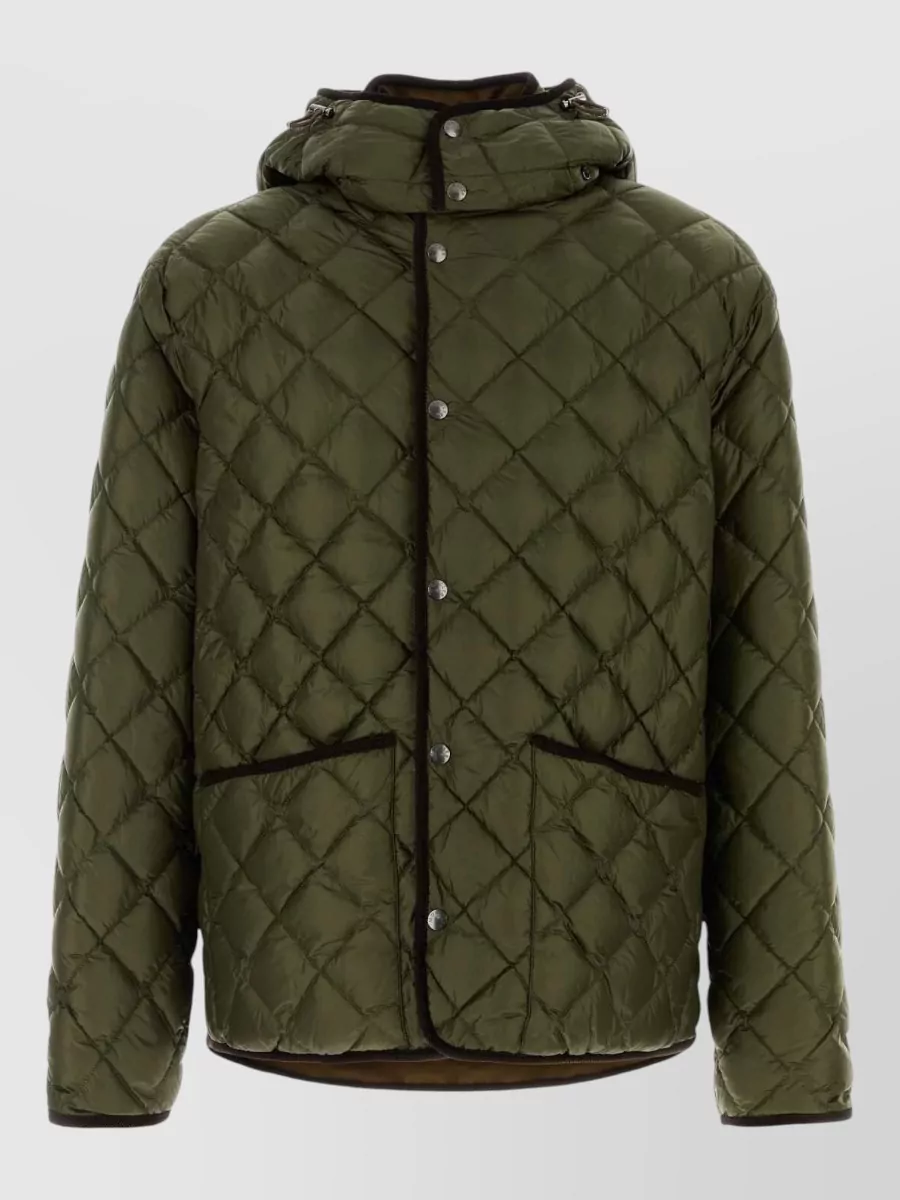 Moncler down reversible quilted puffer jacket