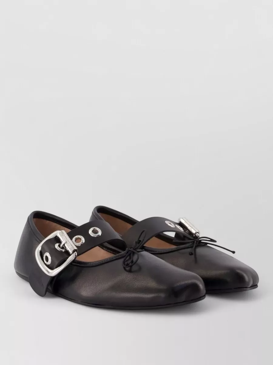 Vivienne Westwood leather alice ballerina shoes