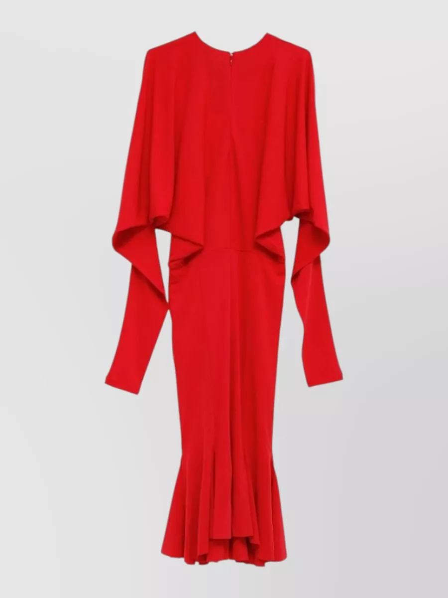 Jacquemus cutout jersey midi dress