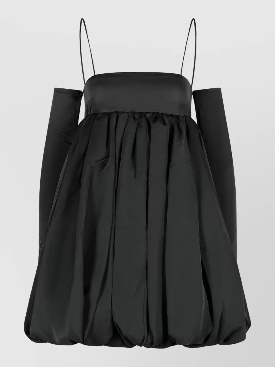 Rotate polyester balloon mini dress