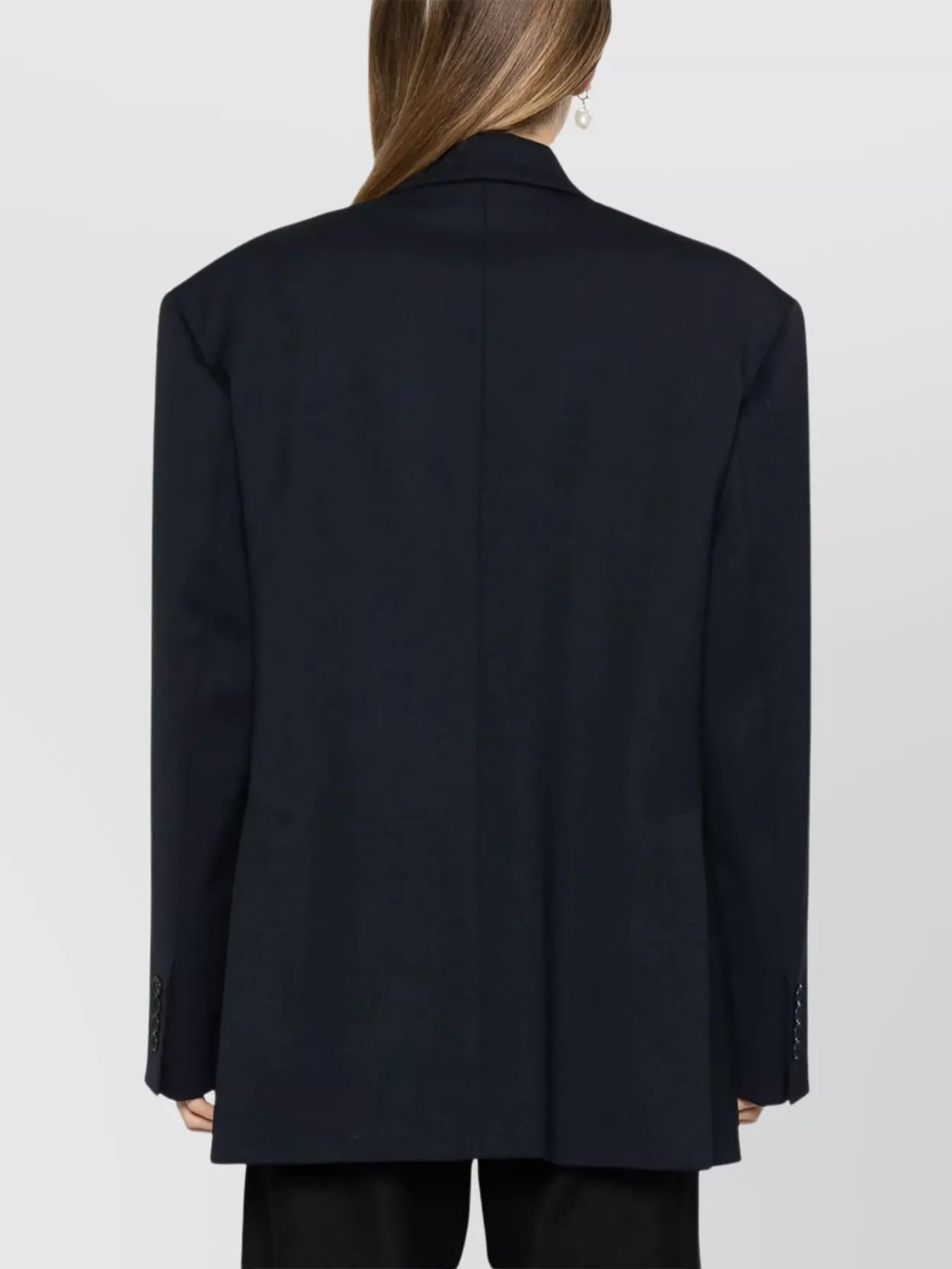 Parosh Luxe Wool Blend Blazer With Peak Lapels