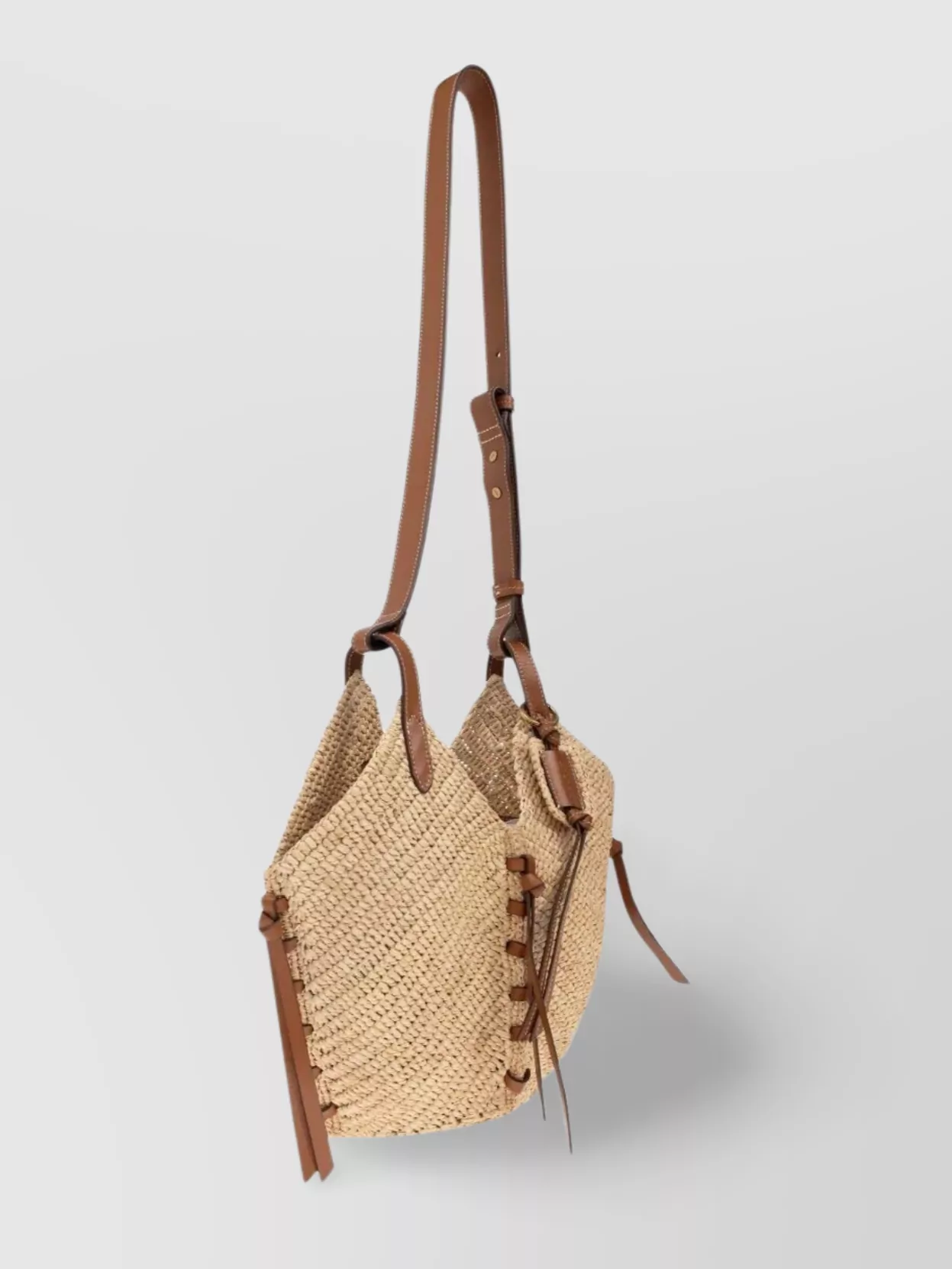Isabel Marant Small Tampa Raffia Cross-body Bag