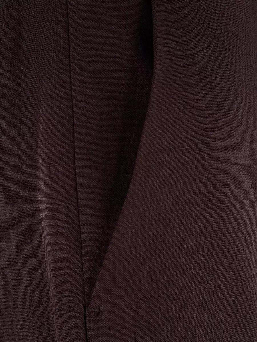 Paul Smith Linen Straight-Leg Trousers