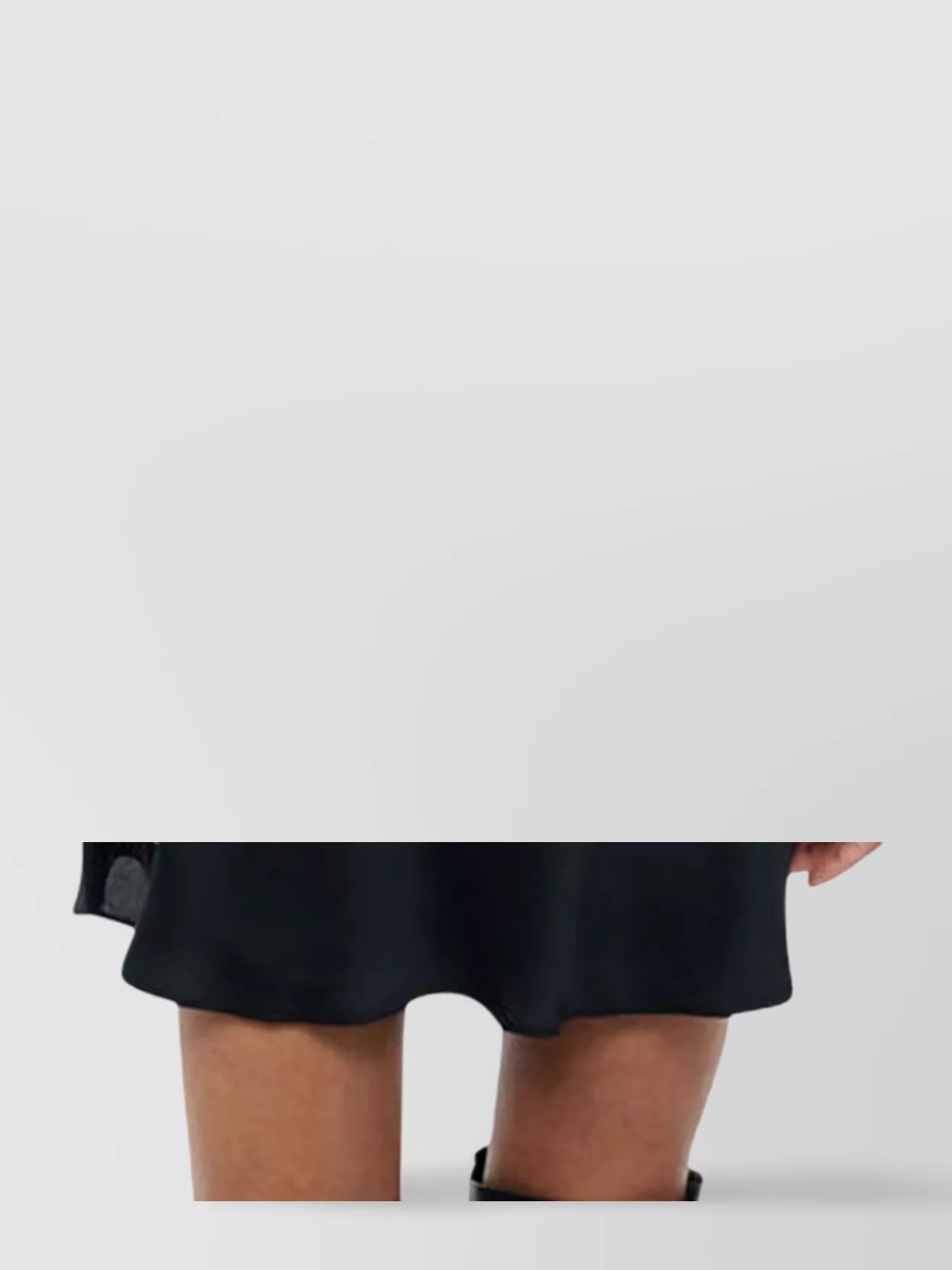 Staud Silk Mini Dress Cowl Neckline