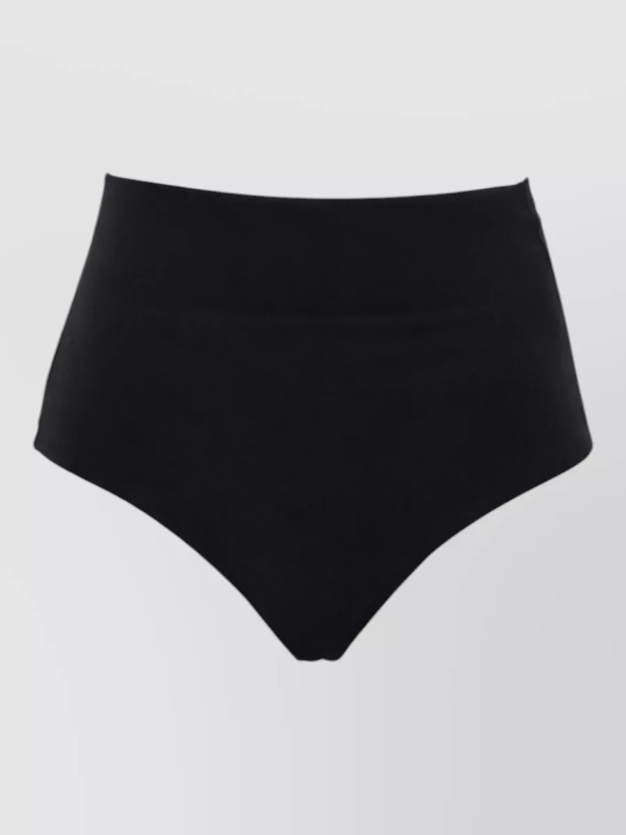 Rick Owens Cut Out High Waist Strapless Bikini Set In Black