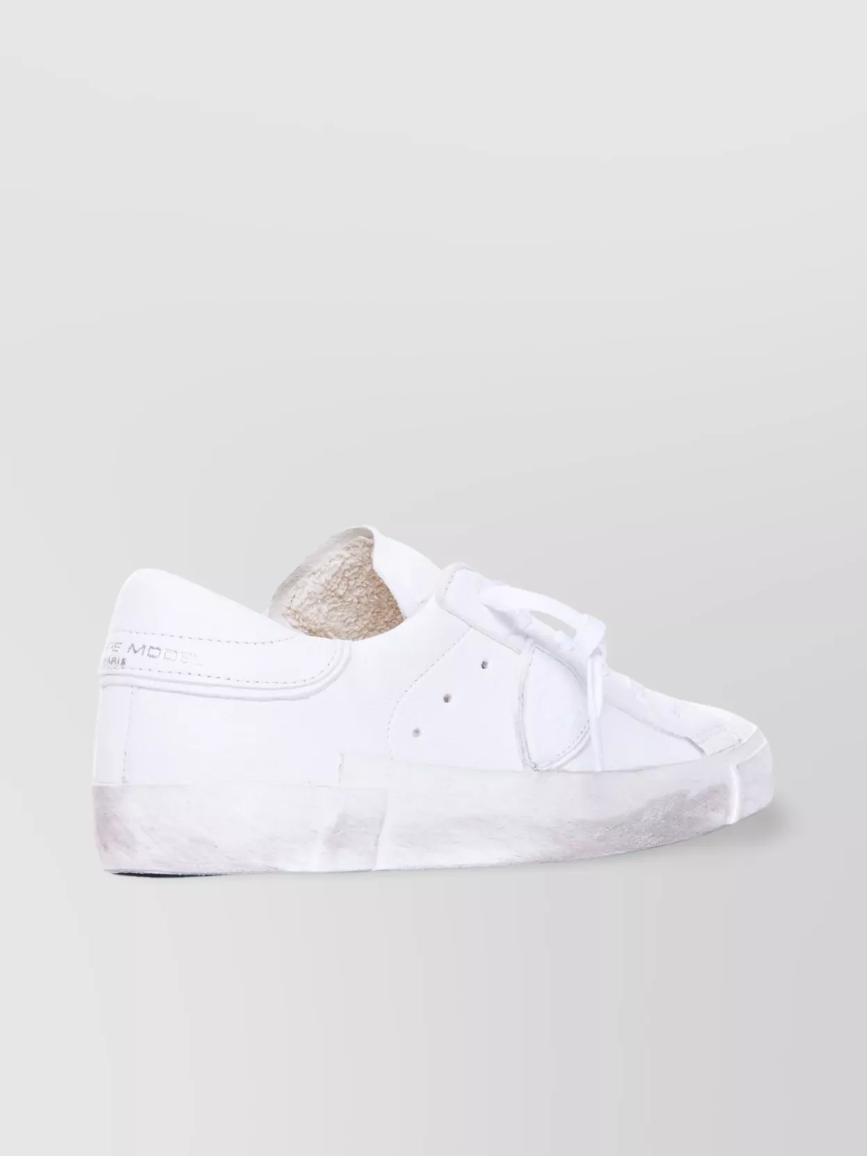 Philippe Model Low Top Leather Sneakers
