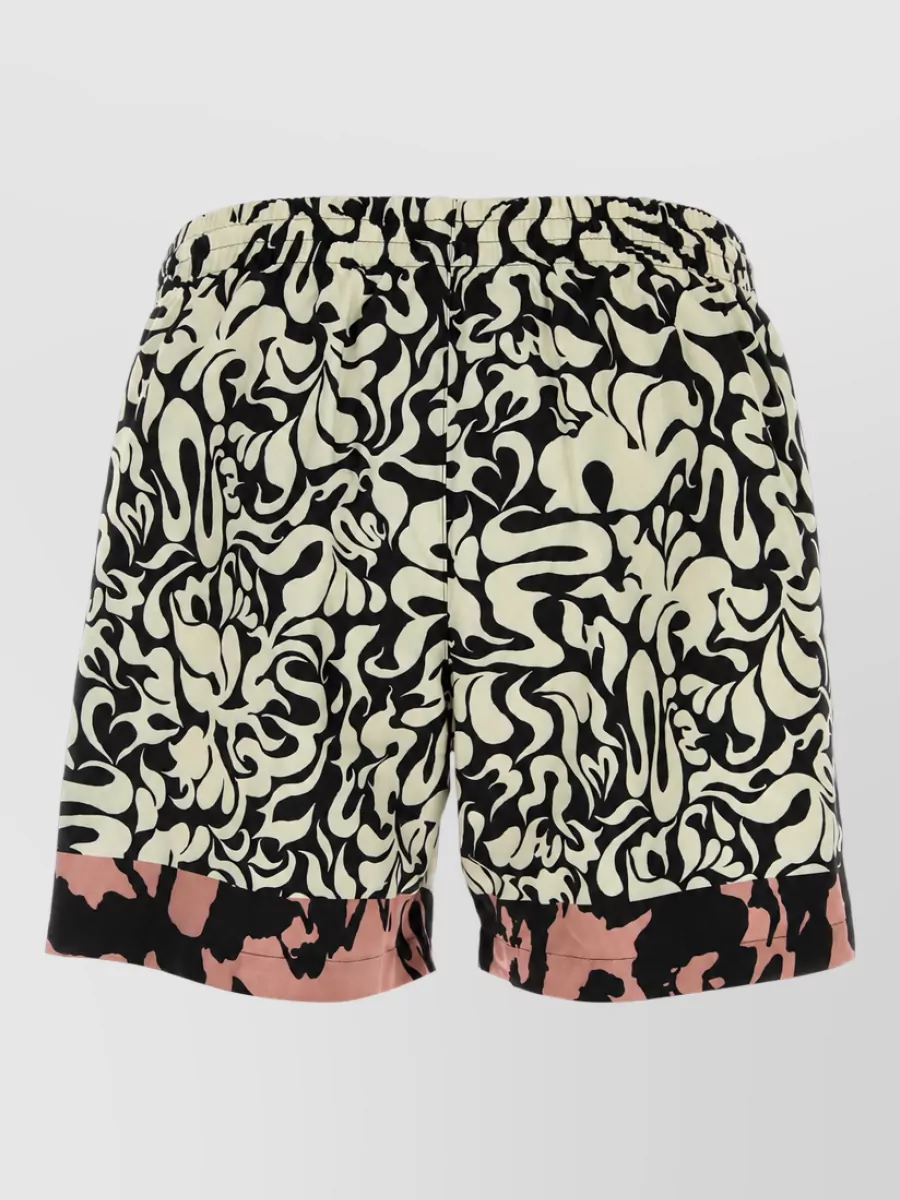 Dries Van Noten Printed Nylon Swim Shorts