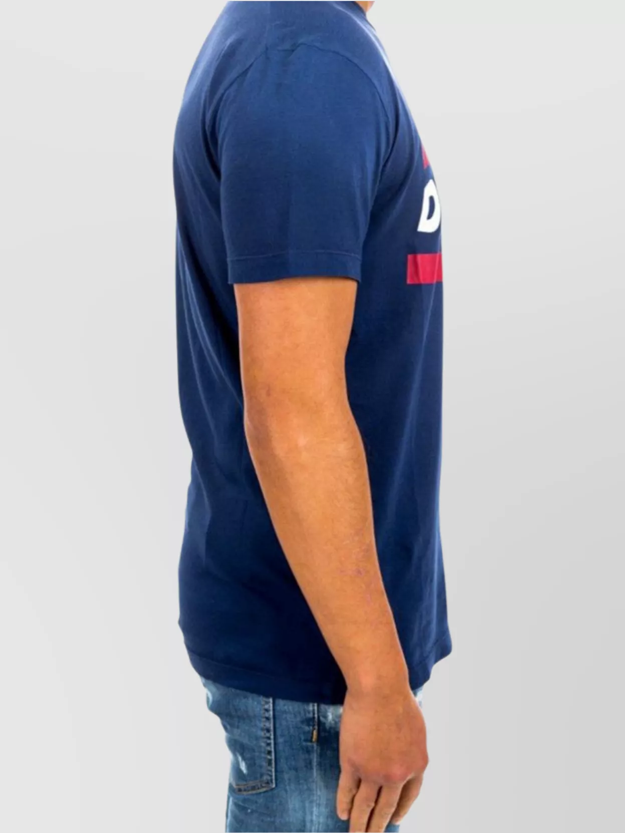 Dsquared2 Crew Neck Short Sleeves T-shirt In Blue