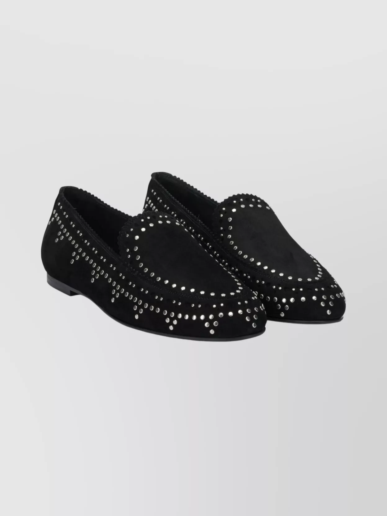 Aquazzura Stylish Loafers And Slippers Collection In Black