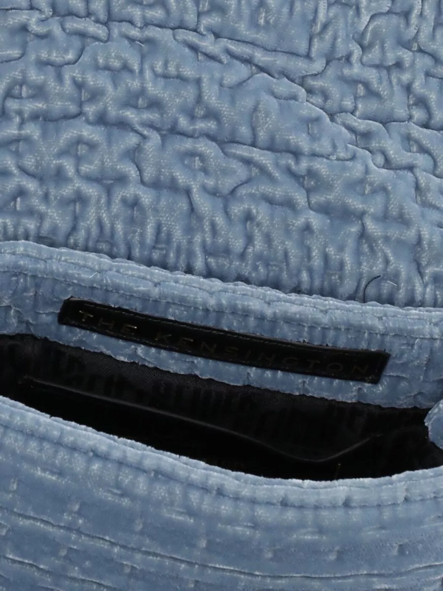 Kurt Geiger Shoulder Bag Velvet Pattern Rhinestone Detail