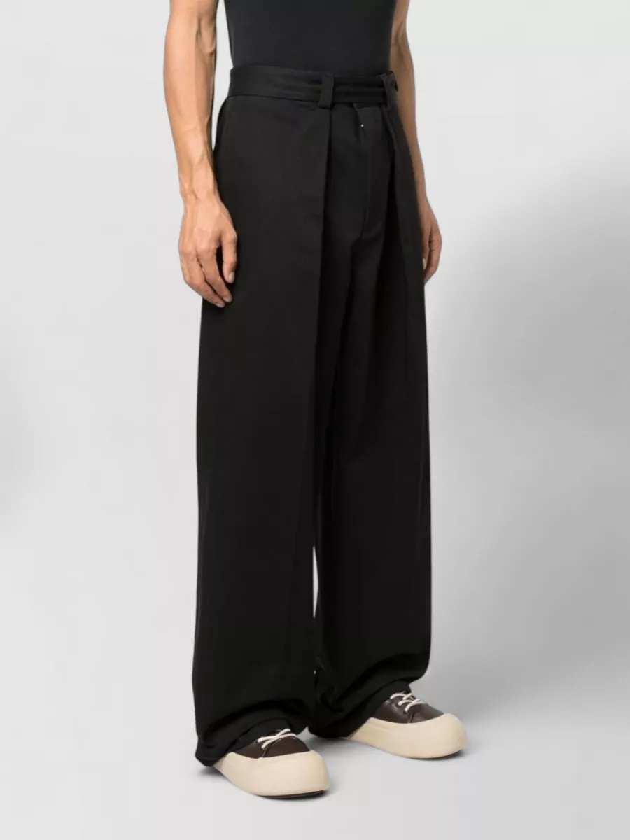 Jil Sander Cotton Wide-Leg Trousers