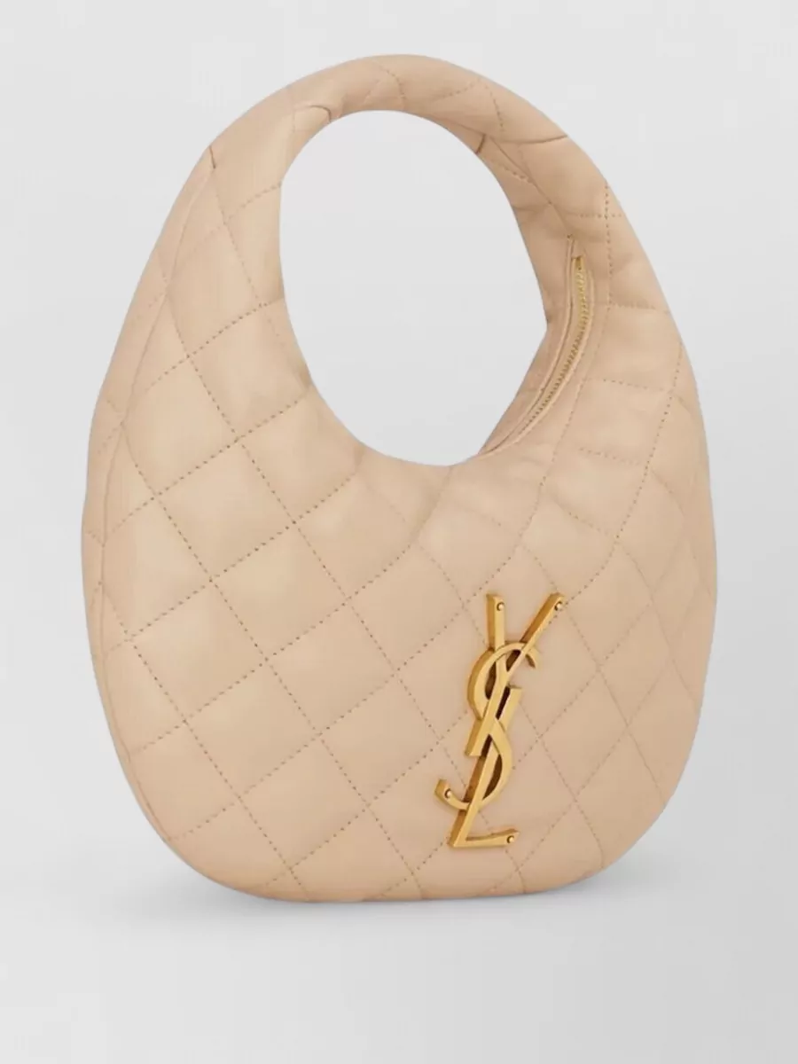 Saint Laurent Icarino Tote Bag Curved Quilting Handle