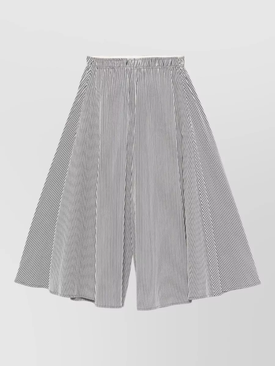 Alysi Striped Wide-Leg Trousers