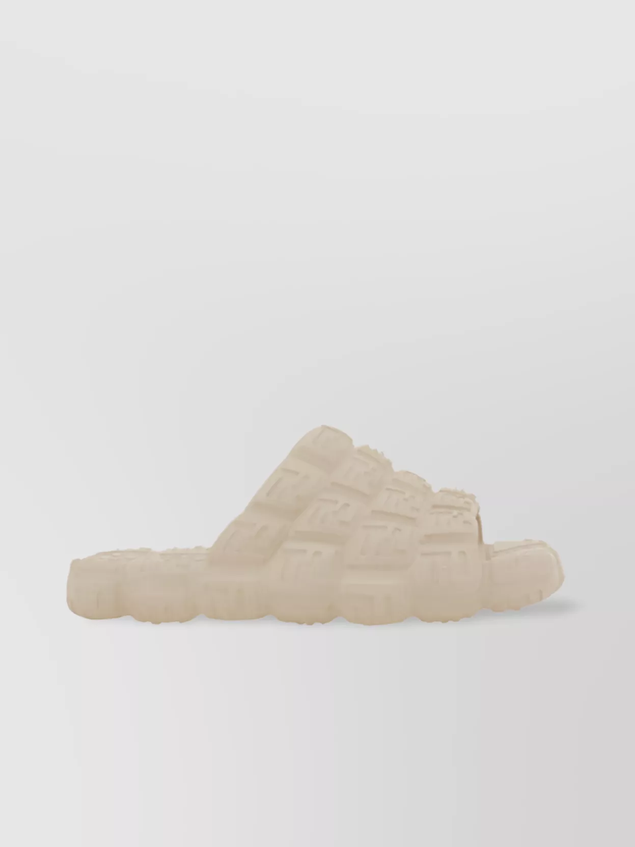 Shop Fendi Sandals Round Toe Textured Sole