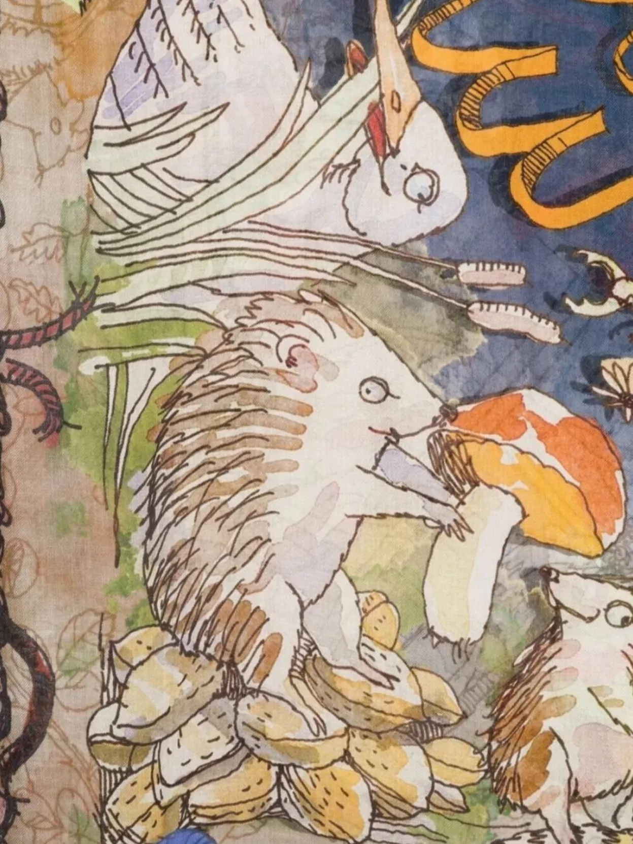 Faliero Sarti Seasons Collaboration Scarf Paolo Fiumi