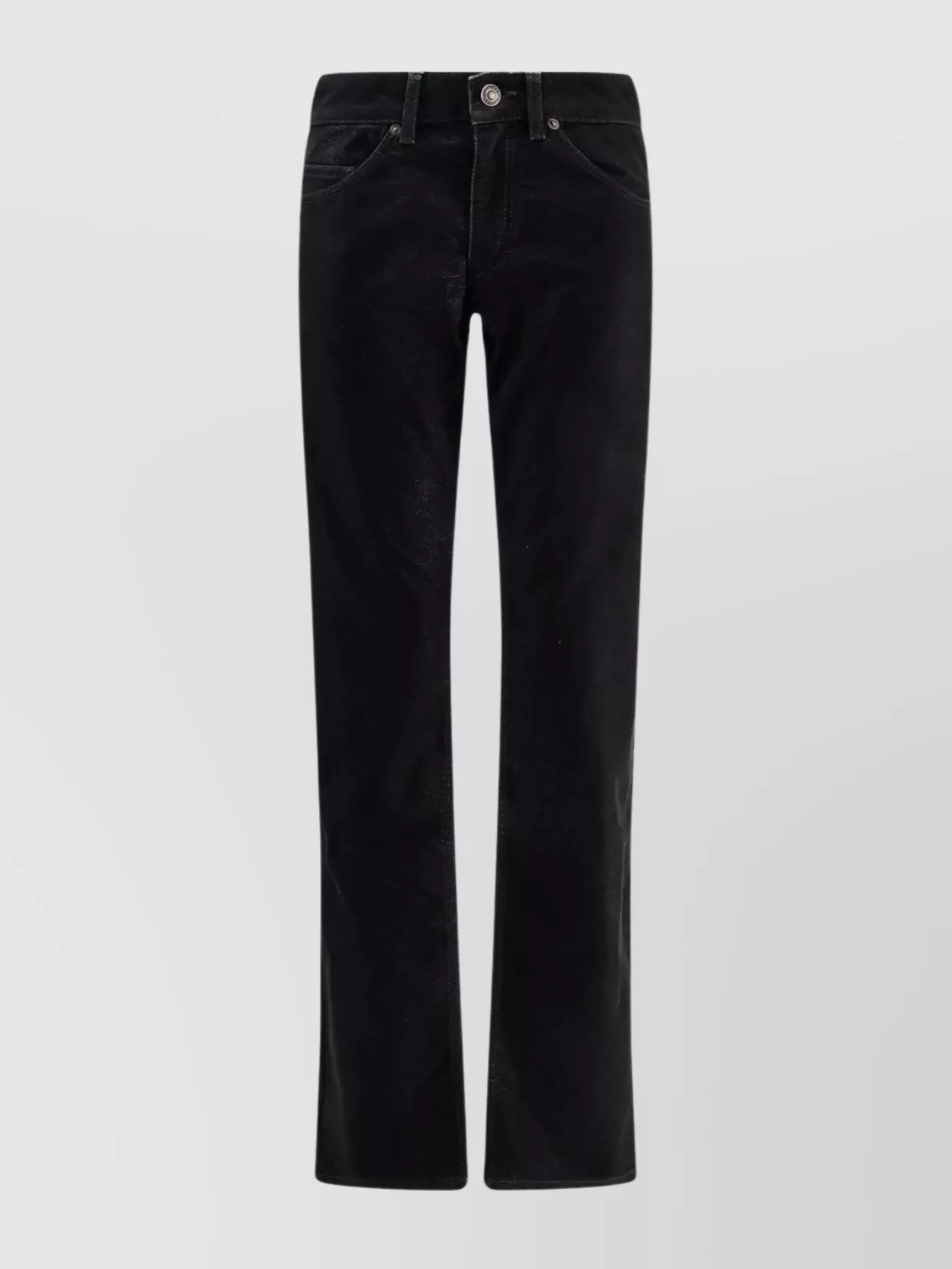 Isabel Marant Étoile Kelsie Five Pocket Trousers With Belt Loops In Black