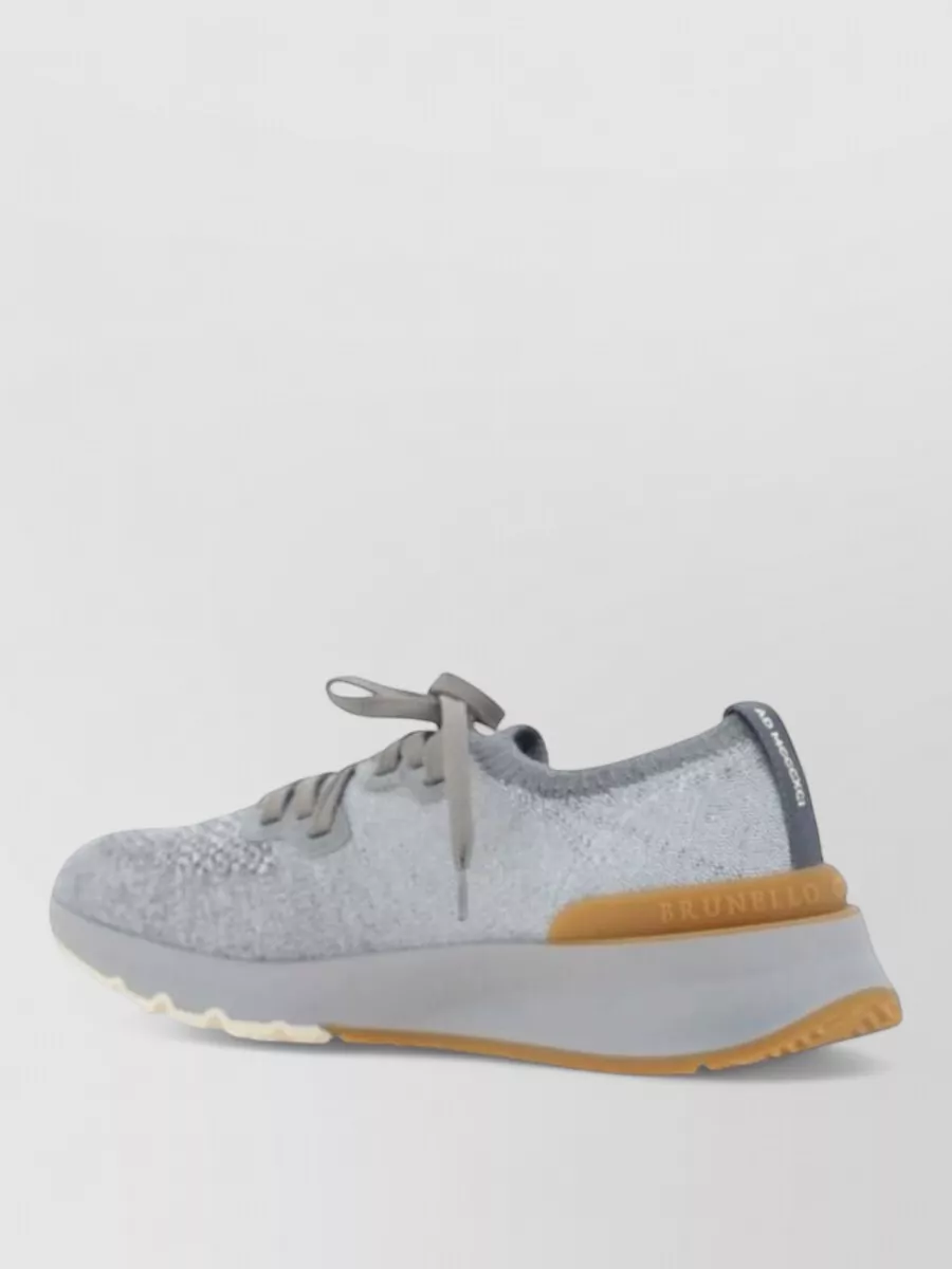 Brunello Cucinelli Cotton Low-Top Sneakers