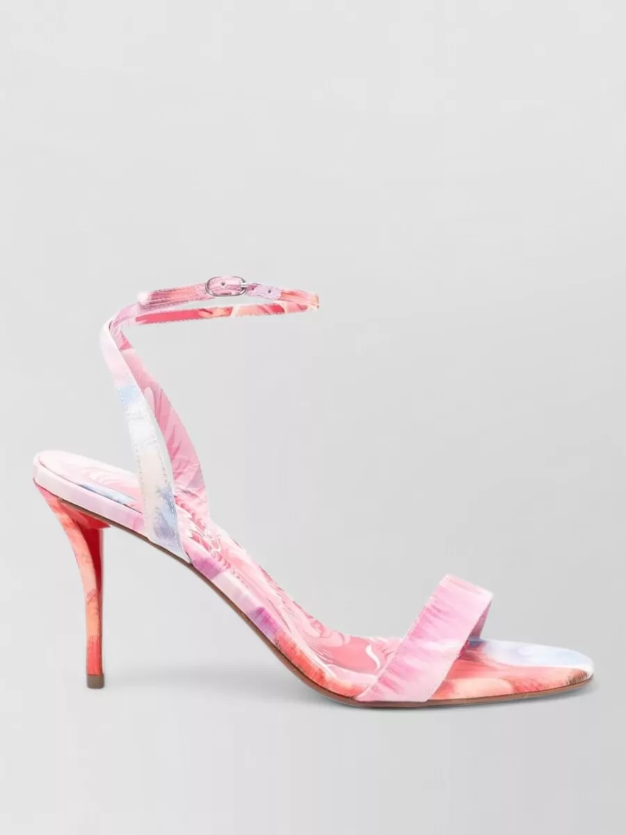 Christian Louboutin Peony Print Sandals