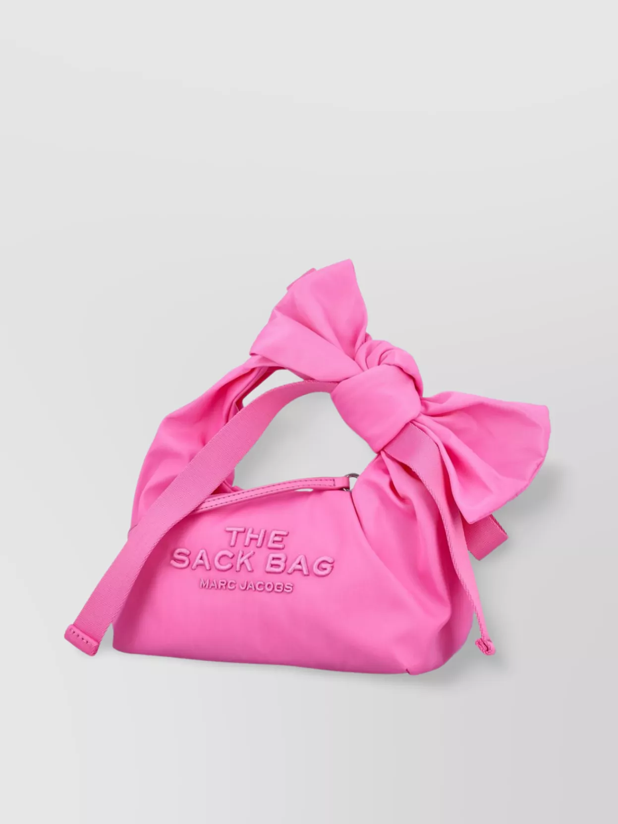 Marc Jacobs Small Nylon Sack Bag With Leather Strap