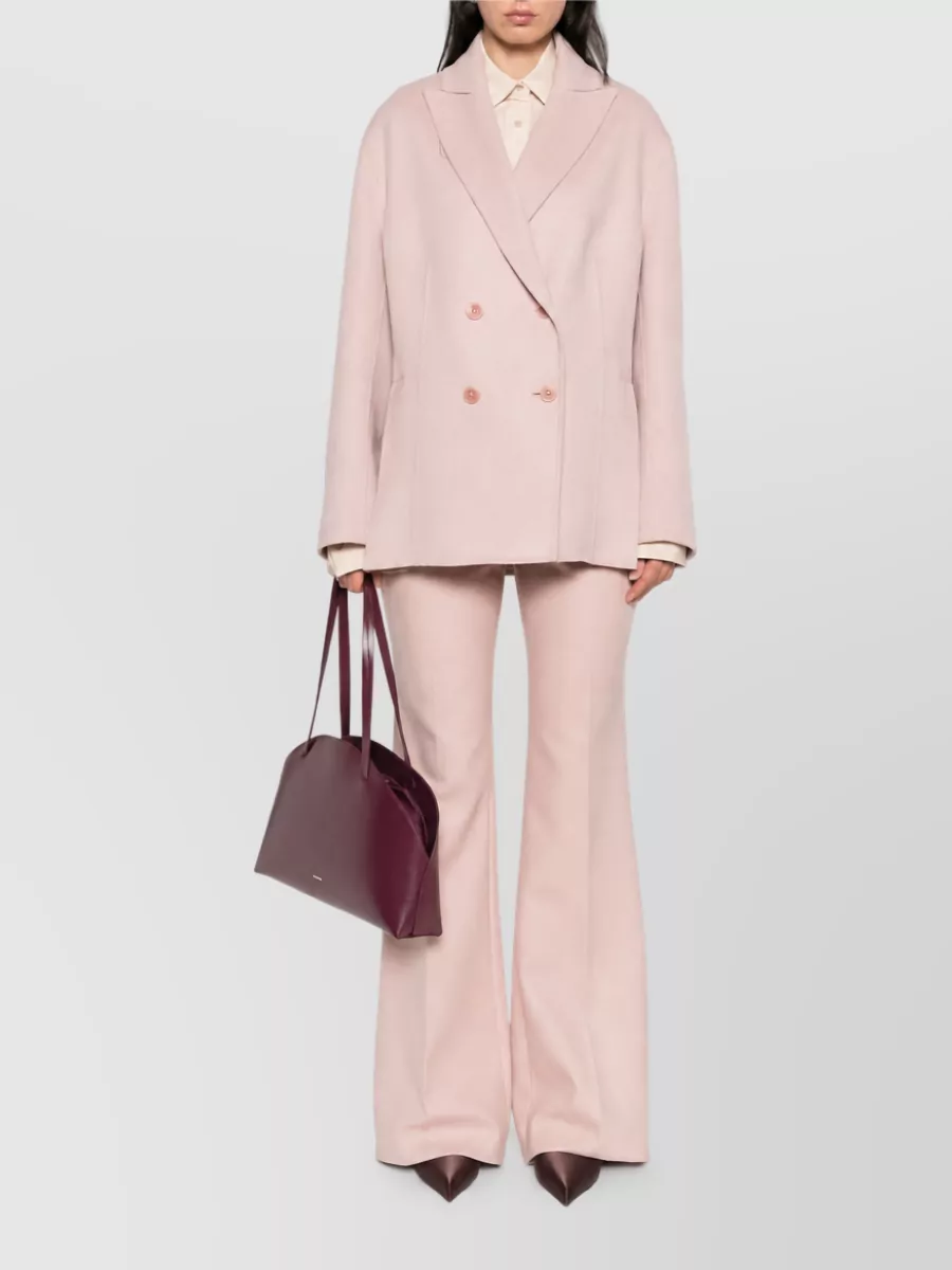 Ermanno Scervino Virgin Wool Double Breasted Coat