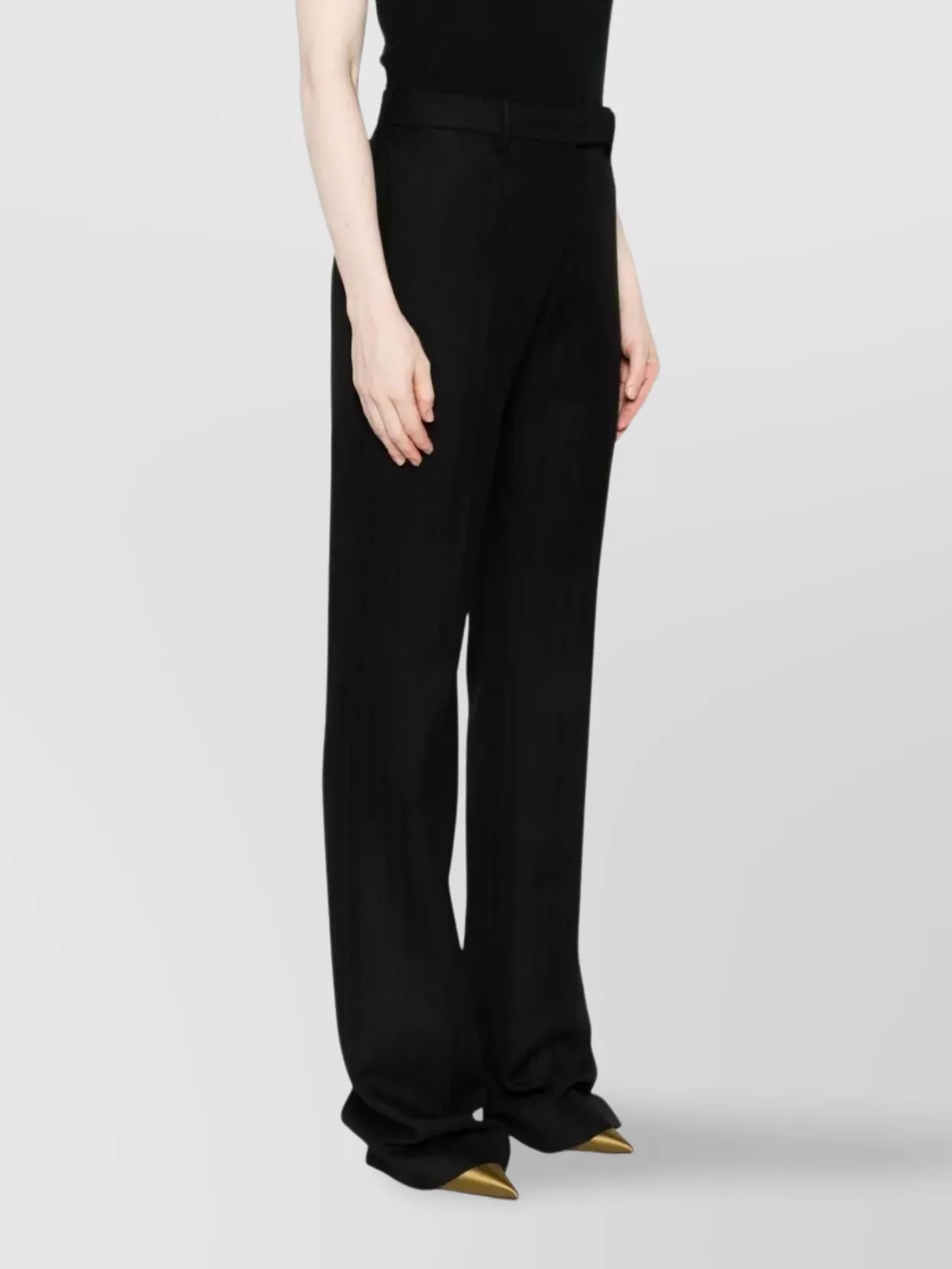 Tom Ford Tailored Straight Leg Trousers Pockets