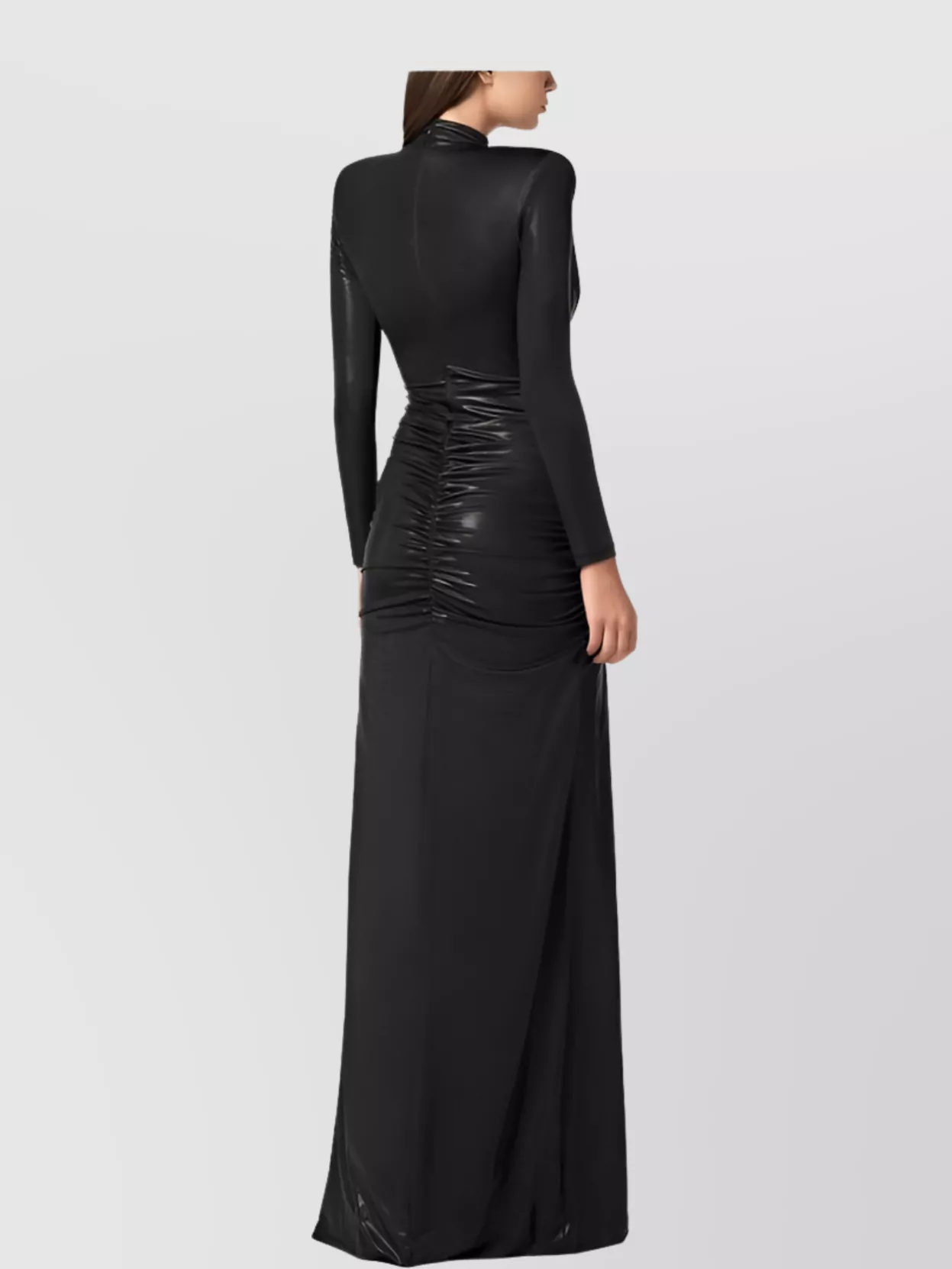 Philipp Plein Waist Belted Slit Sleeve Buckle Neckline
