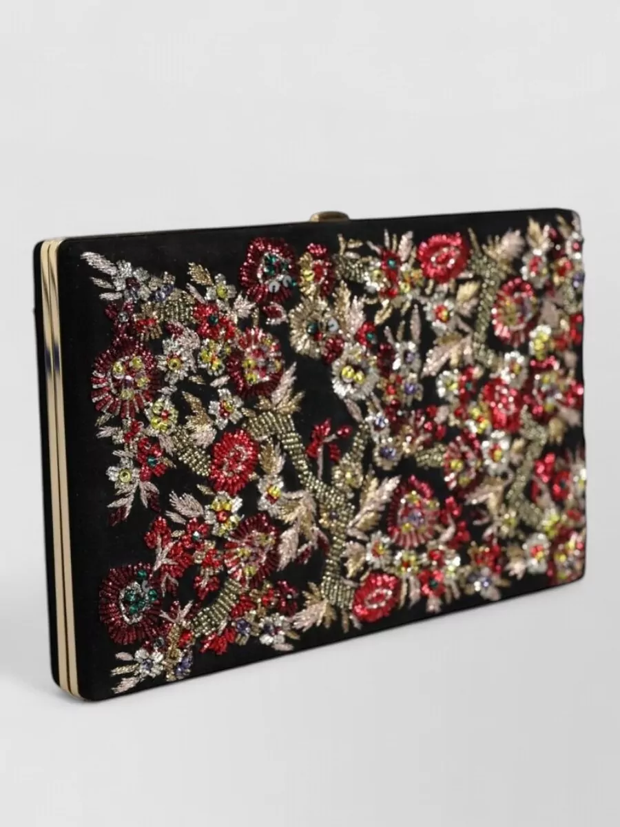 Dolce&Gabbana Devotion Suede Leather Clutch Bag